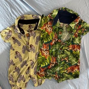 Posh peanut size 0-3 months bamboo romper